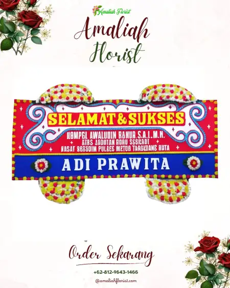 Papan Bunga Ucapan Selamat Kota Bambu Utara
